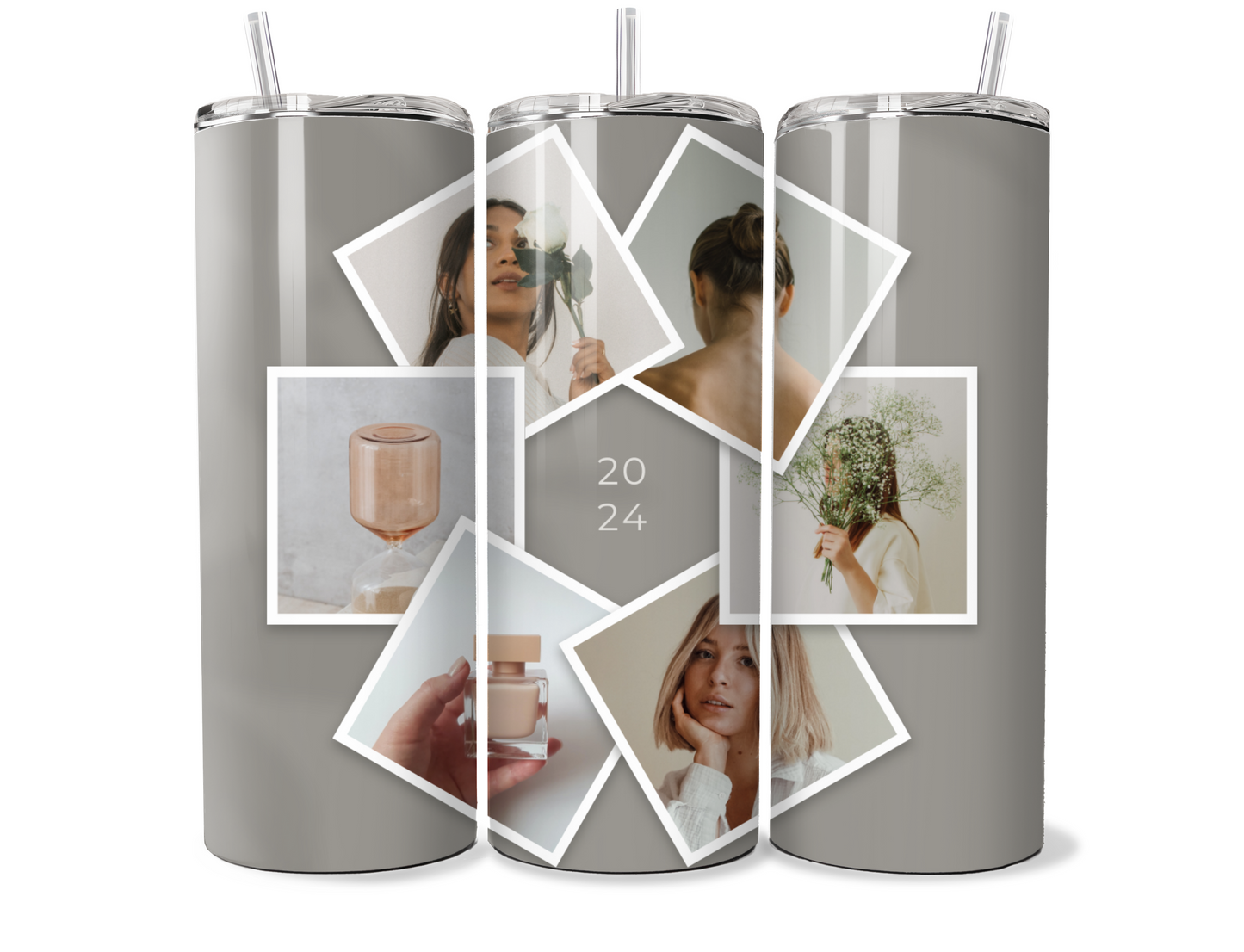 Year Collage Custom Tumbler