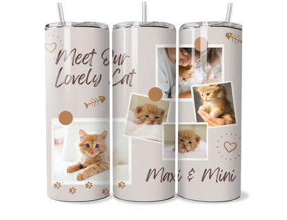 Kitty Cat Custom Tumbler