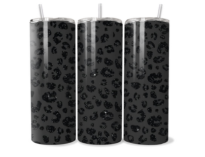 Black Leopard Tumbler