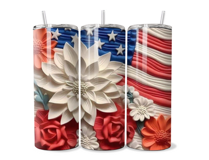 3D American Floral