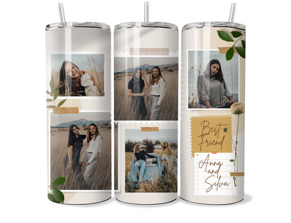 Best Friend with Names Custom Tumbler