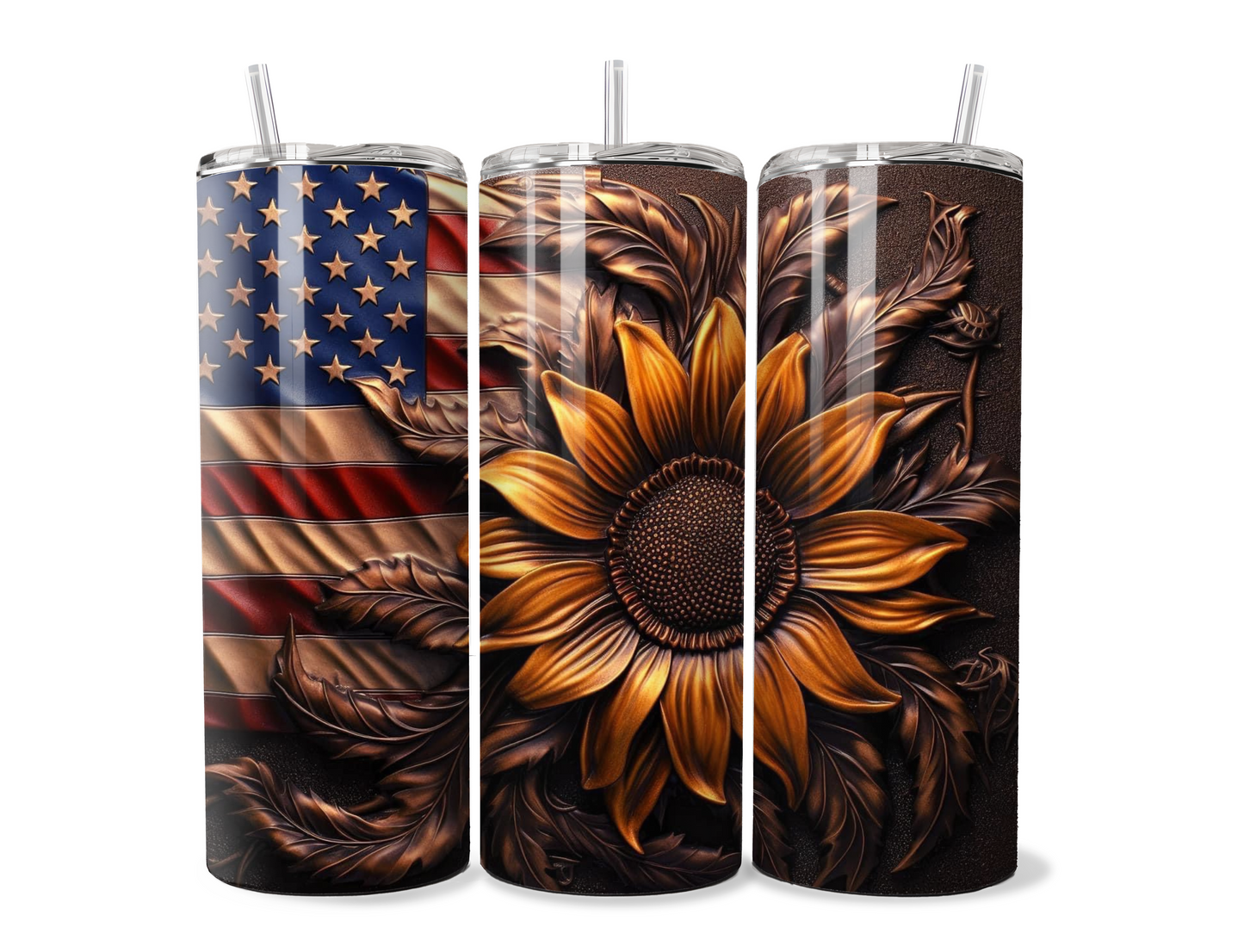 American Sunflower Tumbler