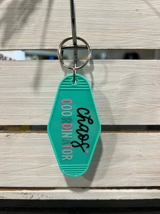 Chaos Coordinator Motel Keychain